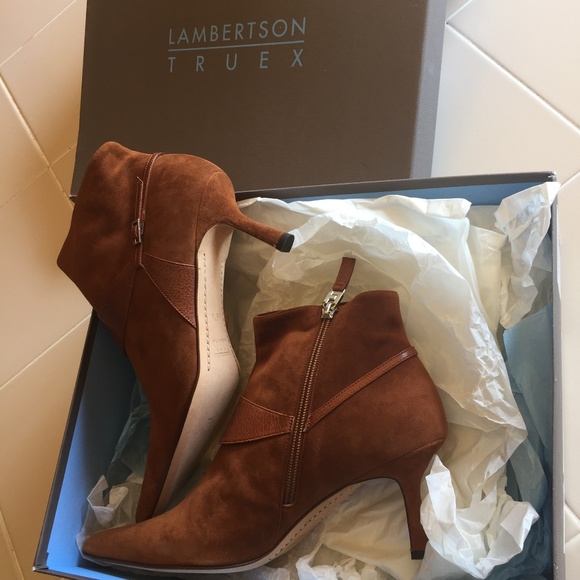 Lambertson Truex Shoes - Lambertson Truex (women's 39.5) cognac suede Boots